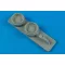 Aires Curtiss P-40B/C wheel bay for Airfix 1:72 (7278)