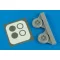 Aires P-40M/N wheel & paint masks f.Academy 1:72 (7284)