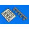 Aires Sepecat Jaguar wheels & paint masks 1:72 (7300)