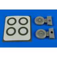 Aires F6F Hellcat wheels(typeB) & paint masks 1:72 (7301)