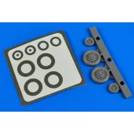 Aires F-100 Super Sabre wheels & paint masks 1:72 (7304)