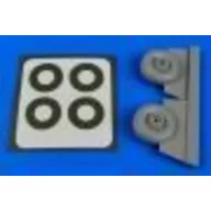 Aires C-47 Skytrain wheels &paint masks f.Airf 1:72 (7316)
