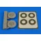 Aires Beaufighter wheels(five spoke)&paint mas 1:72 (7346)