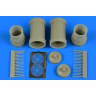   Aires F-15E Strike Eagle exhaust nozzles (new kit) for Academy 1:72 (7352)