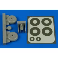   Aires Wellington wheels & Paint masks (early) for Airfix 1:72 (7364)
