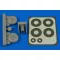 Aires Wellington wheels & Paint masks (early) for Airfix 1:72 (7364)