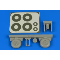  Aires Wellington wheels & paint masks (late) for Airfix 1:72 (7365)