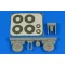 Aires Wellington wheels & paint masks (late) for Airfix 1:72 (7365)