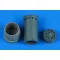 Aires F-35C Lightning II exhaust nozzle - opened for Tamiya 1:72 (7389)