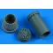 Aires F-35C Lightning II exhaust nozzle - closed for Tamiya 1:72 (7391)
