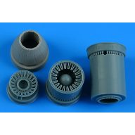   Aires F-16CJ block 50 exhaust nozzle - closed for Tamiya 1:72 (7395)
