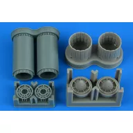   Aires F-4E Phantom II exhaust nozzles for Fine Molds 1:72 (7406)