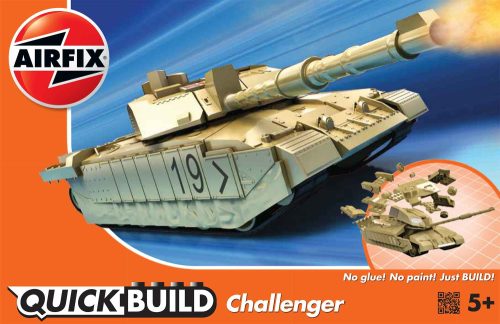 Airfix Quickbuild Challenger Tank - Desert  (J6010)