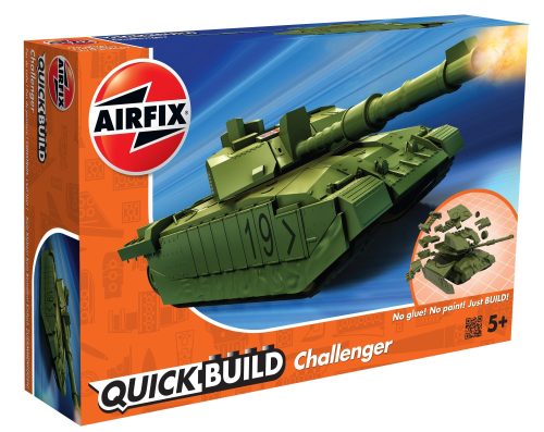 Airfix Quickbuild Challenger Tank -Green  (J6022)