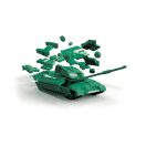 Airfix Quickbuild Challenger Tank -Green  (J6022)