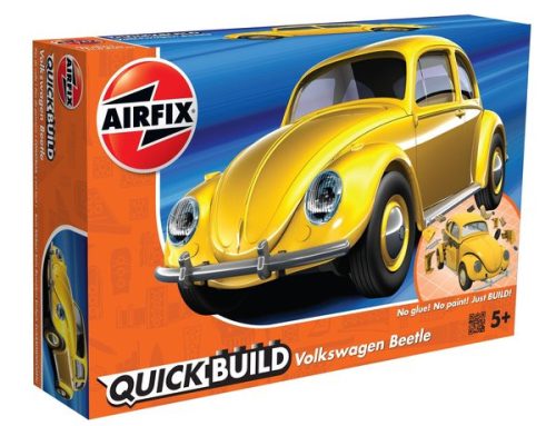 Airfix Quickbuild VW Beetle - Yellow  (J6023)