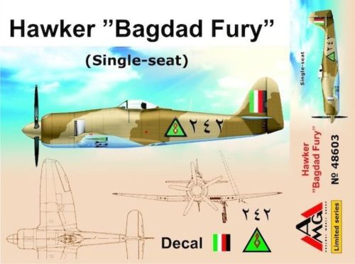 AMG Hawker Bagdad Fury (Single seat) 1:48 (AMG48603)