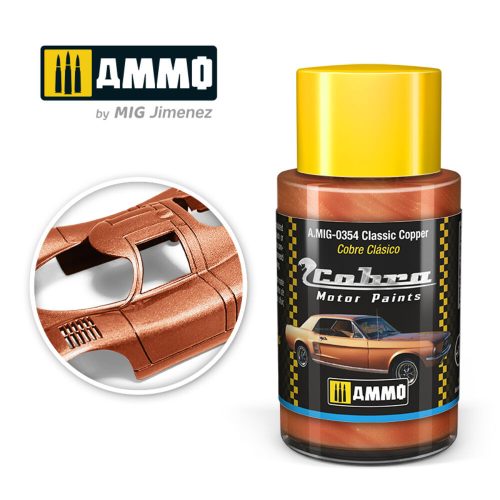 AMMO COBRA MOTOR Classic Copper Acrylic Paint 30 ml (A.MIG-0354)