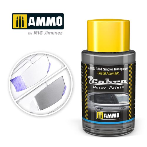 AMMO COBRA MOTOR Smoke transparent Acrylic Paint 30 ml (A.MIG-0361)