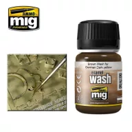 AMMO Brown WASH for German Dark Yellow (A.MIG-1000)