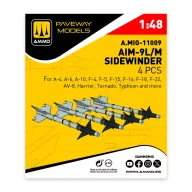 AMMO AIM-9L/M Sidewinder (4 pcs) 1:48 (A.MIG-11009)