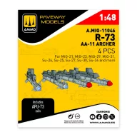 AMMO R-73 - AA-11 Archer (4 pcs) 1:48 (A.MIG-11046)