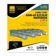 AMMO AGM-65E/F/G/H Maverick (4 pcs) 1:72 (A.MIG-11201)