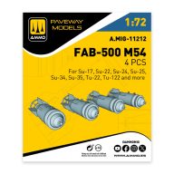 AMMO FAB-500 M54 (4 pcs) 1:72 (A.MIG-11212)