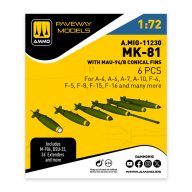   AMMO MK-81 with MAU-94/B conical fin (6 pcs) 1:72 (A.MIG-11230)