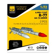 AMMO R-77 - AA-12 Adder (2 pcs) 1:72 (A.MIG-11247)