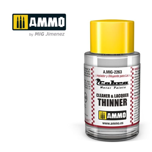 AMMO COBRA MOTOR Cleaner & Thinner Lacquer 30 ml(A.MIG-2263)