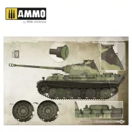   AMMO Illustrated Weathering Guide to WWII Late German Vehicles (English, Castellano) (A.MIG-6015)