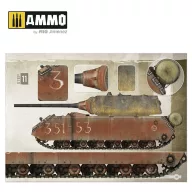   AMMO Illustrated Weathering Guide to WWII Late German Vehicles (English, Castellano) (A.MIG-6015)