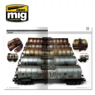   AMMO MODELLING SCHOOL - Railway Modeling: Painting Realistic Trains (English) (A.MIG-6250)