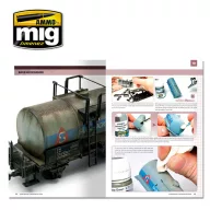   AMMO MODELLING SCHOOL - Railway Modeling: Painting Realistic Trains (English) (A.MIG-6250)