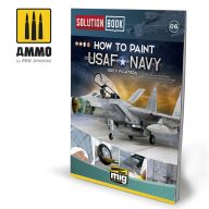   AMMO SOLUTION BOOK 06 - How to Paint USAF Navy Grey Fighters (English, Castellano, Francais, Deutsch) (A.MIG-6509)