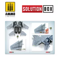   AMMO SOLUTION BOOK 06 - How to Paint USAF Navy Grey Fighters (English, Castellano, Francais, Deutsch) (A.MIG-6509)