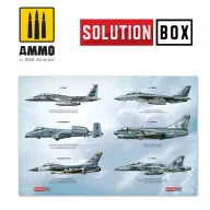   AMMO SOLUTION BOOK 06 - How to Paint USAF Navy Grey Fighters (English, Castellano, Francais, Deutsch) (A.MIG-6509)