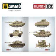   AMMO SOLUTION BOOK 16 - How to Paint Modern US Military Sand Sch. English, Castellano, Français, Deutsch (A.MIG-6512)