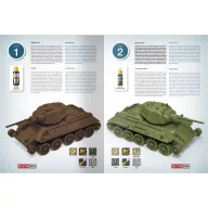   AMMO SOLUTION BOOK 11 - How to Paint How to Paint 4BO Green Vehicles - (Multilingual) (A.MIG-6600)