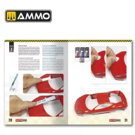   AMMO SOLUTION BOOK 24 - How to Paint and Lacquer Scale Cars (English, Castellano, Francais, Deutsch) (A.MIG-6604)