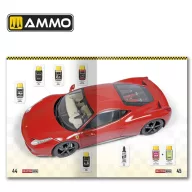   AMMO SOLUTION BOOK 24 - How to Paint and Lacquer Scale Cars (English, Castellano, Francais, Deutsch) (A.MIG-6604)