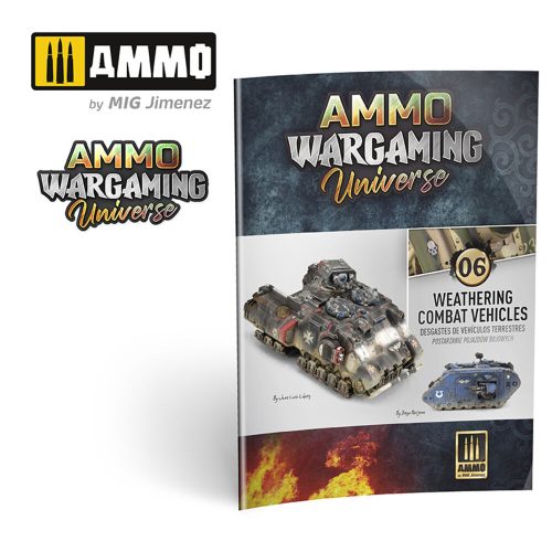 AMMO AMMO WARGAMING UNIVERSE Book 06 - Weathering Combat Vehicles (English, Castellano, Polski) (A.MIG-6925)