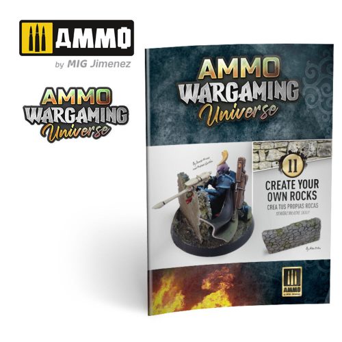 AMMO AMMO WARGAMING UNIVERSE Book 11 – Create your own Rocks (Multilingual Book) (A.MIG-6930)