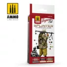 AMMO Splinter Camouflage Figures Set 4 x 17 ml (A.MIG-7029)