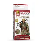 AMMO Splinter Camouflage Figures Set 4 x 17 ml (A.MIG-7029)