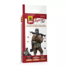 AMMO Waffen SS Autumn Camo. German Einchenlaubmuster Figures Set 4 x 17 ml (A.MIG-7041)