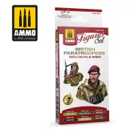   AMMO British Paratroopers Red Devils WWII 4 x 17 ml (A.MIG-7045)