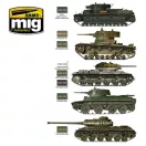 AMMO 1935-1945 Soviet Camouflages 6 x 17 ml (A.MIG-7107)