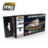   AMMO Interior Colors: German Tanks 1939-1945 6 x 17 ml (A.MIG-7108)